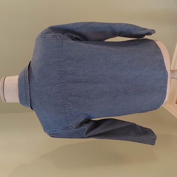 Embroidered Denim Jacket or Top Size 6 Petites - Picture 2 of 9